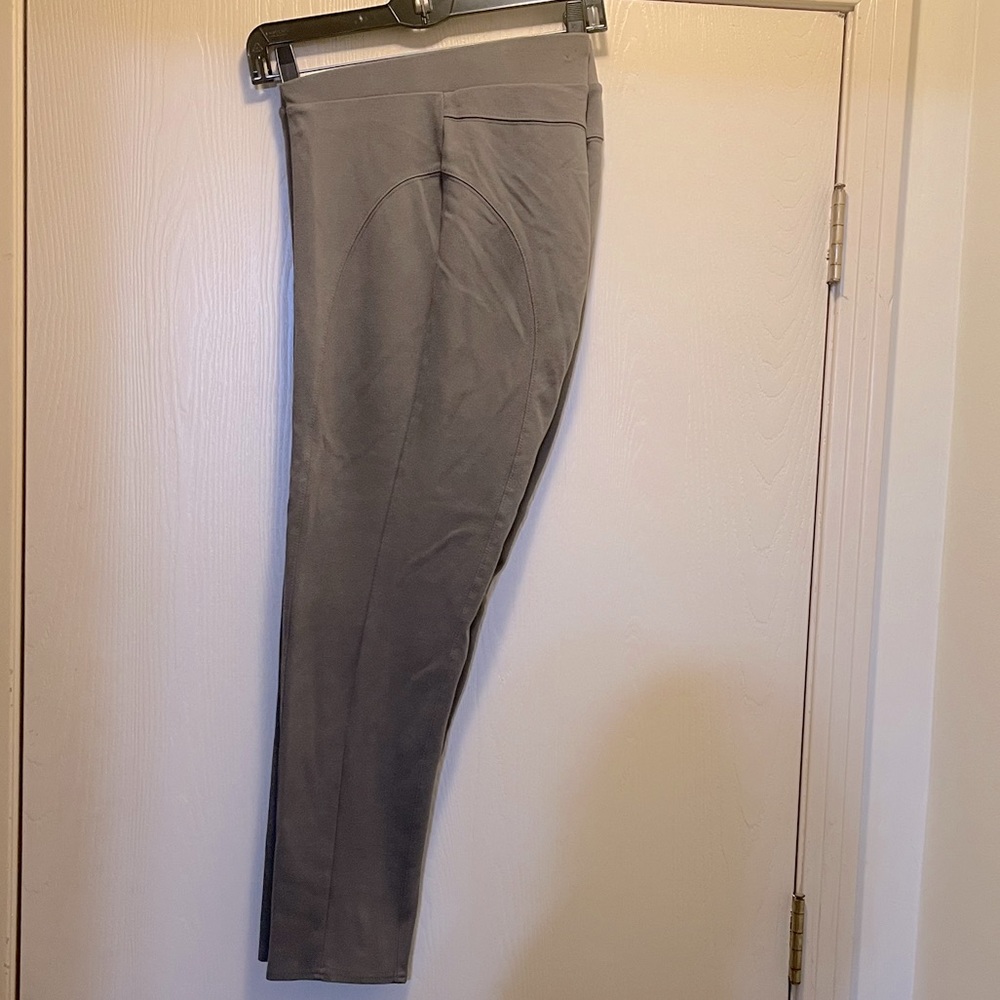 Lane Bryant Olive Green Equestrian style Knit Leggings Size 16